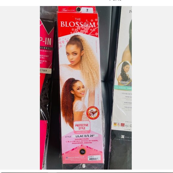 4 Hair Packages Dark Brown , 2 Equal Ponytail, 1 Femi Collection -1 Salon Touch - Picture 6 of 9